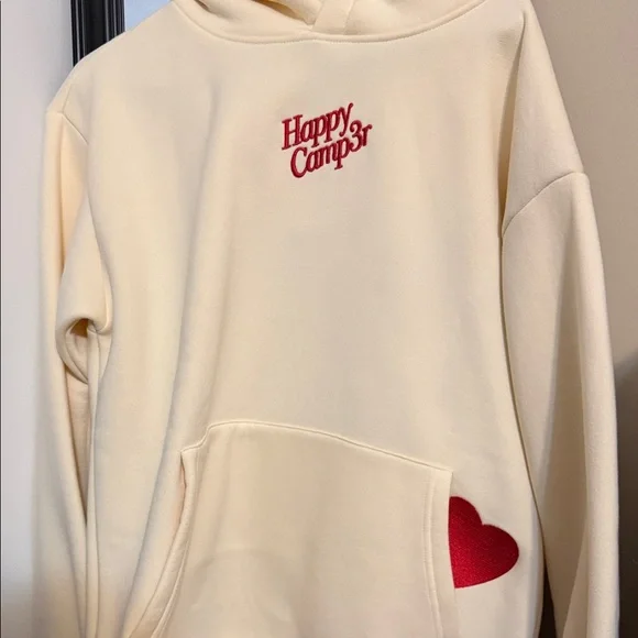 Happy Camp3r Limited Edition Valentine’s Bear Hoodie “You’ve Got Mail” - Picture 2 of 4